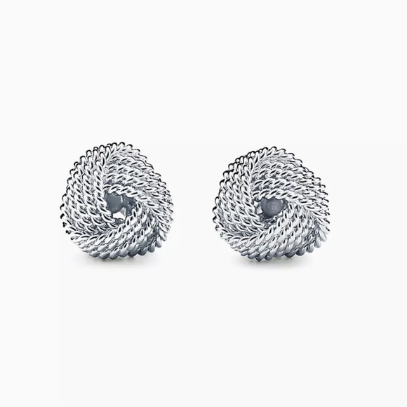 TIFFANY & CO. | Tiffany Twist Know Earrings in Sterling Silver - Picture 7 of 10